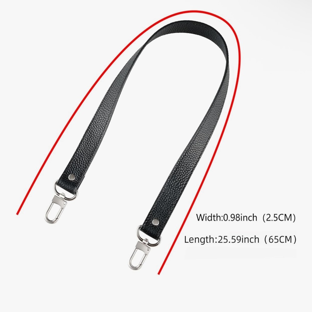 Full Grain Leather Replacement Strap Shoulder Bag… - image 3